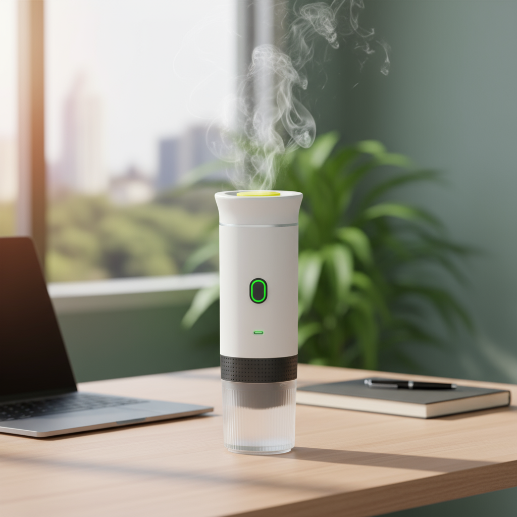 "Cafetera portátil  – café en minutos donde quieras"